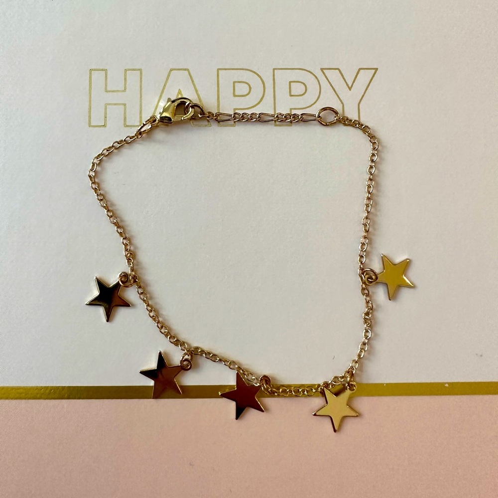 NWT Brandy Melville Gold Star Bracelet